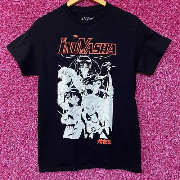Inuyasha Graphic Design Anime T-Shirt Small - Picture 1 of 3